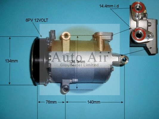 Compressor, air conditioning (14-8147)