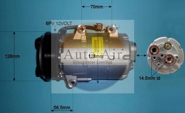 Compressor, air conditioning (14-0097)