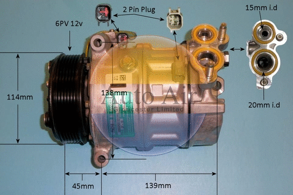 Compressor, air conditioning (14-9795)