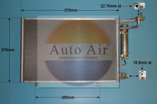 Condenser, air conditioning (16-1397)