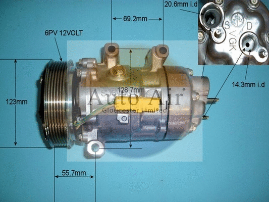 Compressor, air conditioning (14-1444)
