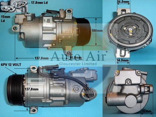Compressor, air conditioning (14-0029R)