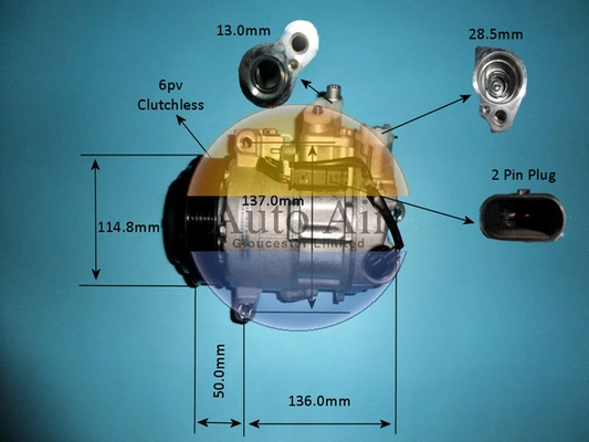 Compressor, air conditioning (14-1767P)