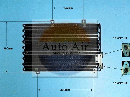 Condenser, air conditioning (16-2034)