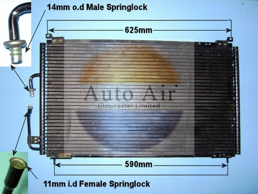 Condenser, air conditioning (16-2088)