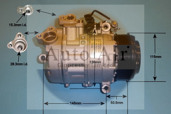 Compressor, air conditioning (14-9753P)