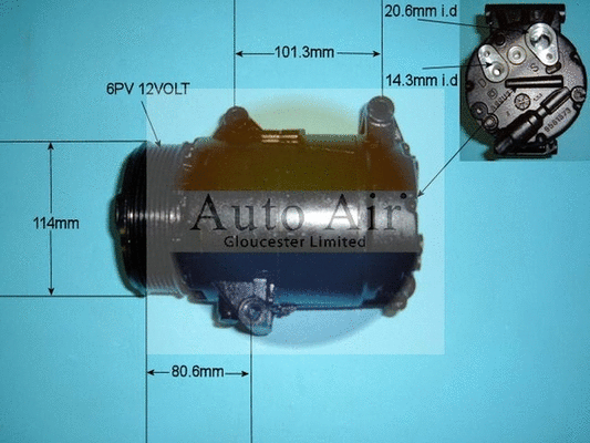 Compressor, air conditioning (14-9720R)