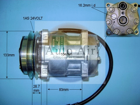 Compressor, air conditioning (14-8182)
