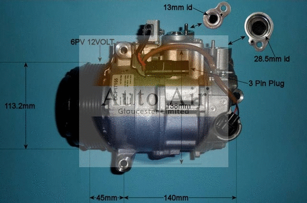 Compressor, air conditioning (14-1280)