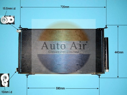 Condenser, air conditioning (16-1042A)