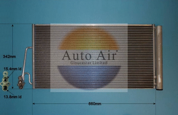 Condenser, air conditioning (16-8917)