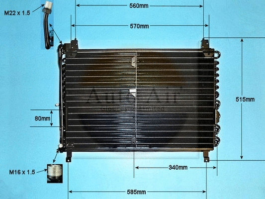 Condenser, air conditioning (16-4067)