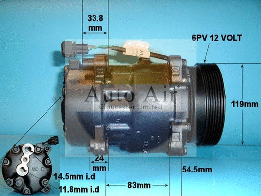 Compressor, air conditioning (14-1100R)