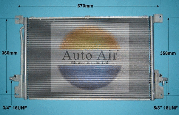 Condenser, air conditioning (16-6540)