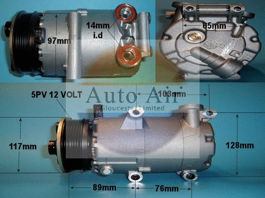 Compressor, air conditioning (14-0082)