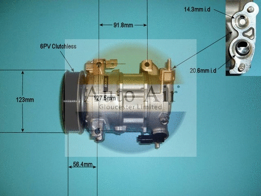 Compressor, air conditioning (14-9641)