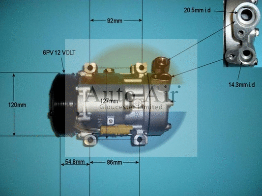 Compressor, air conditioning (14-1248P)