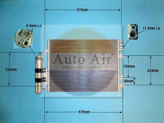Condenser, air conditioning (16-8693)