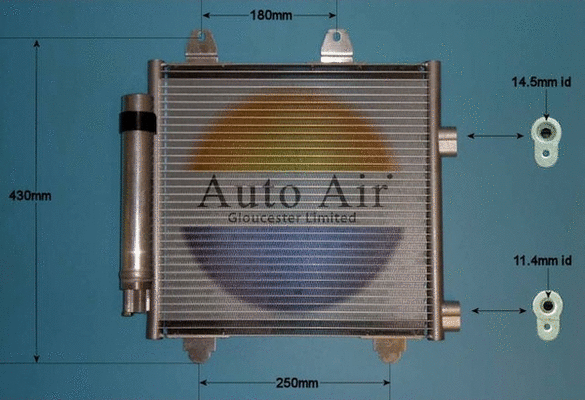 Condenser, air conditioning (16-1333)