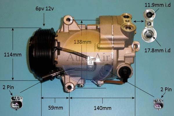 Compressor, air conditioning (14-7479P)