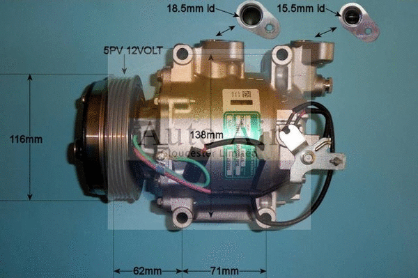 Compressor, air conditioning (14-9748)