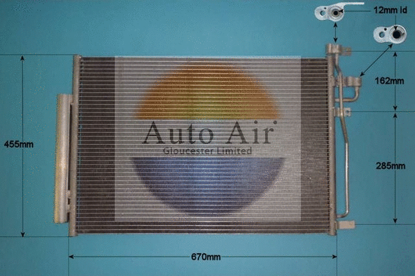 Condenser, air conditioning (16-1372)