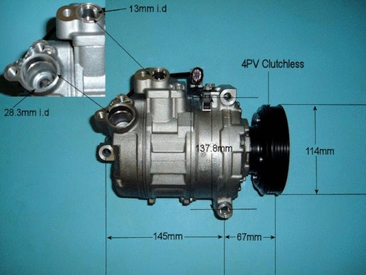 Compressor, air conditioning (14-9697)