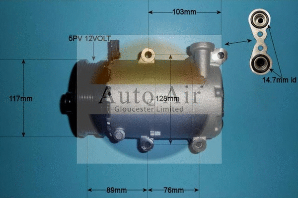 Compressor, air conditioning (14-0099P)