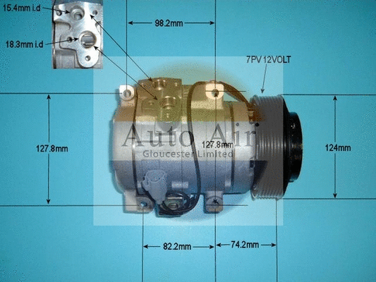 Compressor, air conditioning (14-4445P)