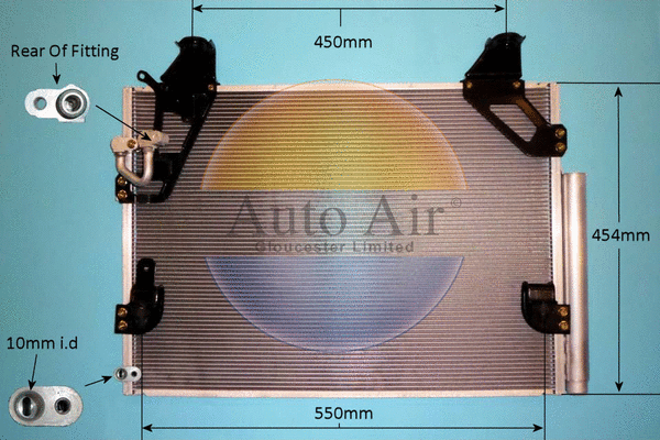 Condenser, air conditioning (16-1458)