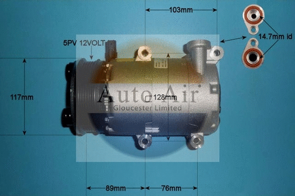 Compressor, air conditioning (14-0099)