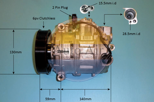 Compressor, air conditioning (14-7007)