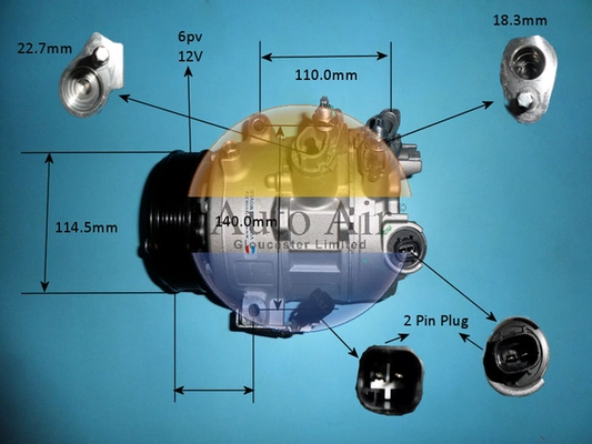 Compressor, air conditioning (14-9673P)