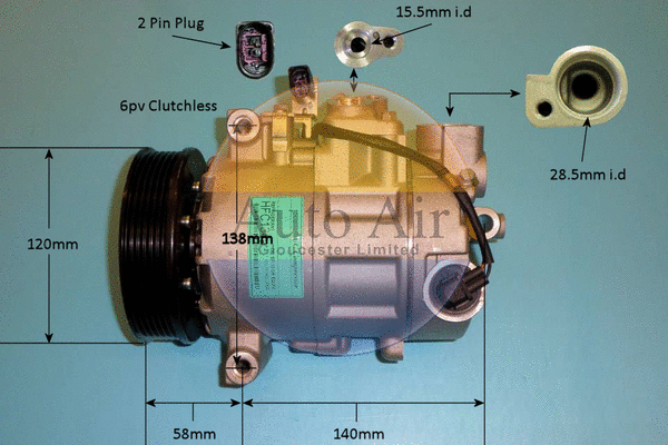 Compressor, air conditioning (14-9729P)