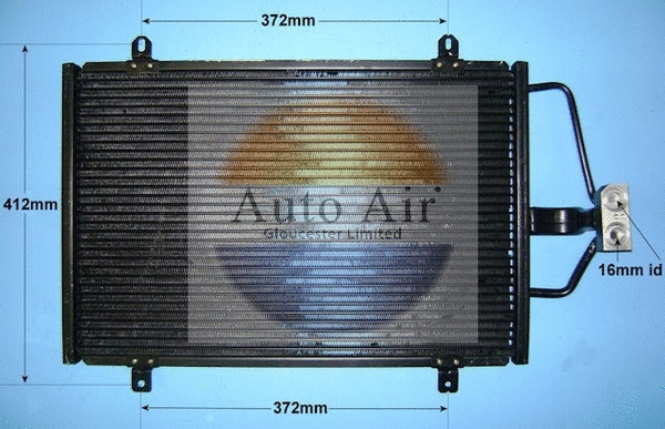 Condenser, air conditioning (16-9554)