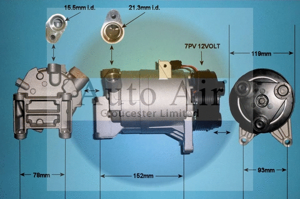 Compressor, air conditioning (14-1463P)