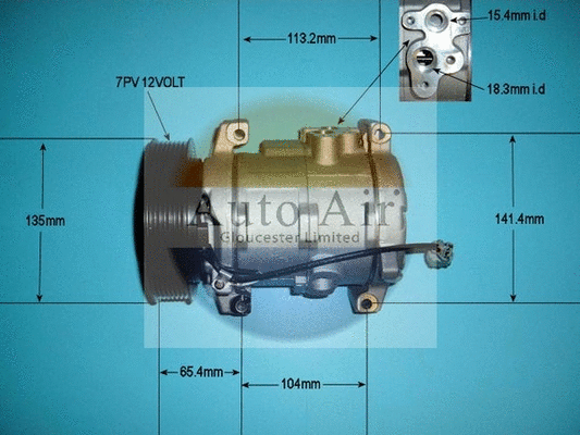 Compressor, air conditioning (14-6213P)
