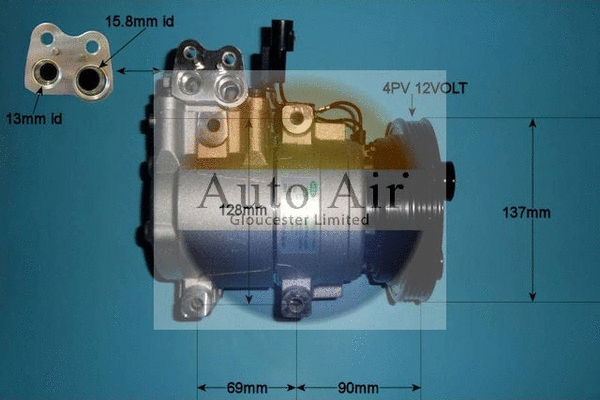 Compressor, air conditioning (14-1030)