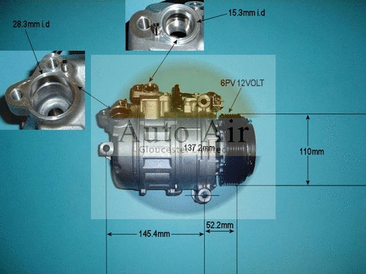 Compressor, air conditioning (14-9756)