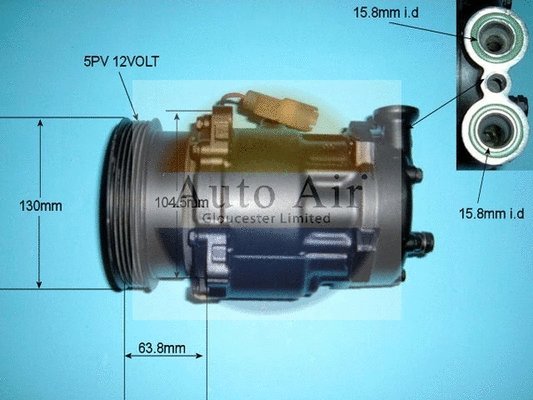 Compressor, air conditioning (14-1855R)