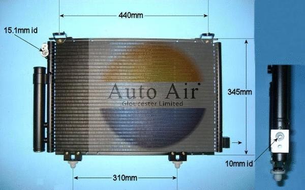 Condenser, air conditioning (16-9903)