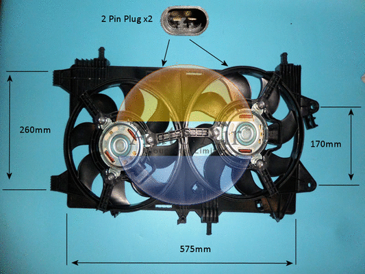 Electric Motor, radiator fan (05-1313)