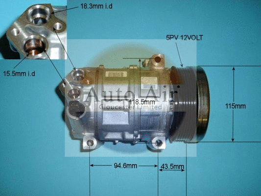 Compressor, air conditioning (14-0045)