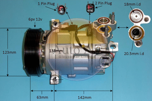 Compressor, air conditioning (14-2088P)