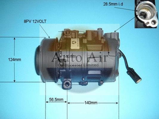 Compressor, air conditioning (14-0266R)