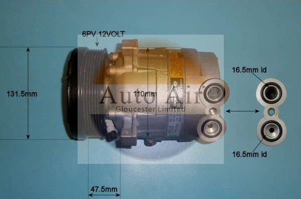 Compressor, air conditioning (14-0229)