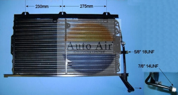 Condenser, air conditioning (16-6580)
