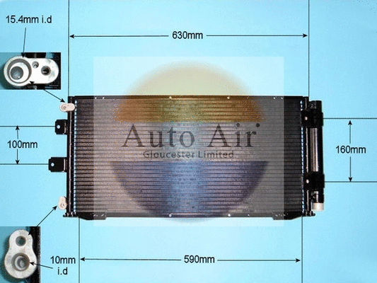 Condenser, air conditioning (16-0006)