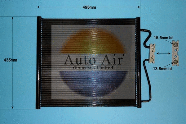 Condenser, air conditioning (16-9693)