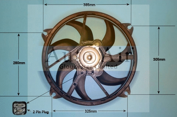 Electric Motor, radiator fan (05-1072)